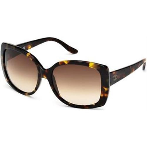 Just Cavalli JC500S 52F Havana Rectangle Brown Gradient 58-17-135mm Sunglasses