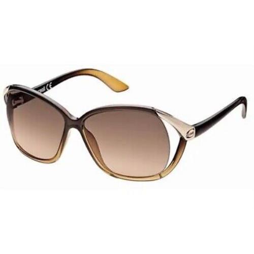 Just Cavalli JC398S 71P Shiny Brown Square Brown Gradient 60-14-130mm Sunglasses