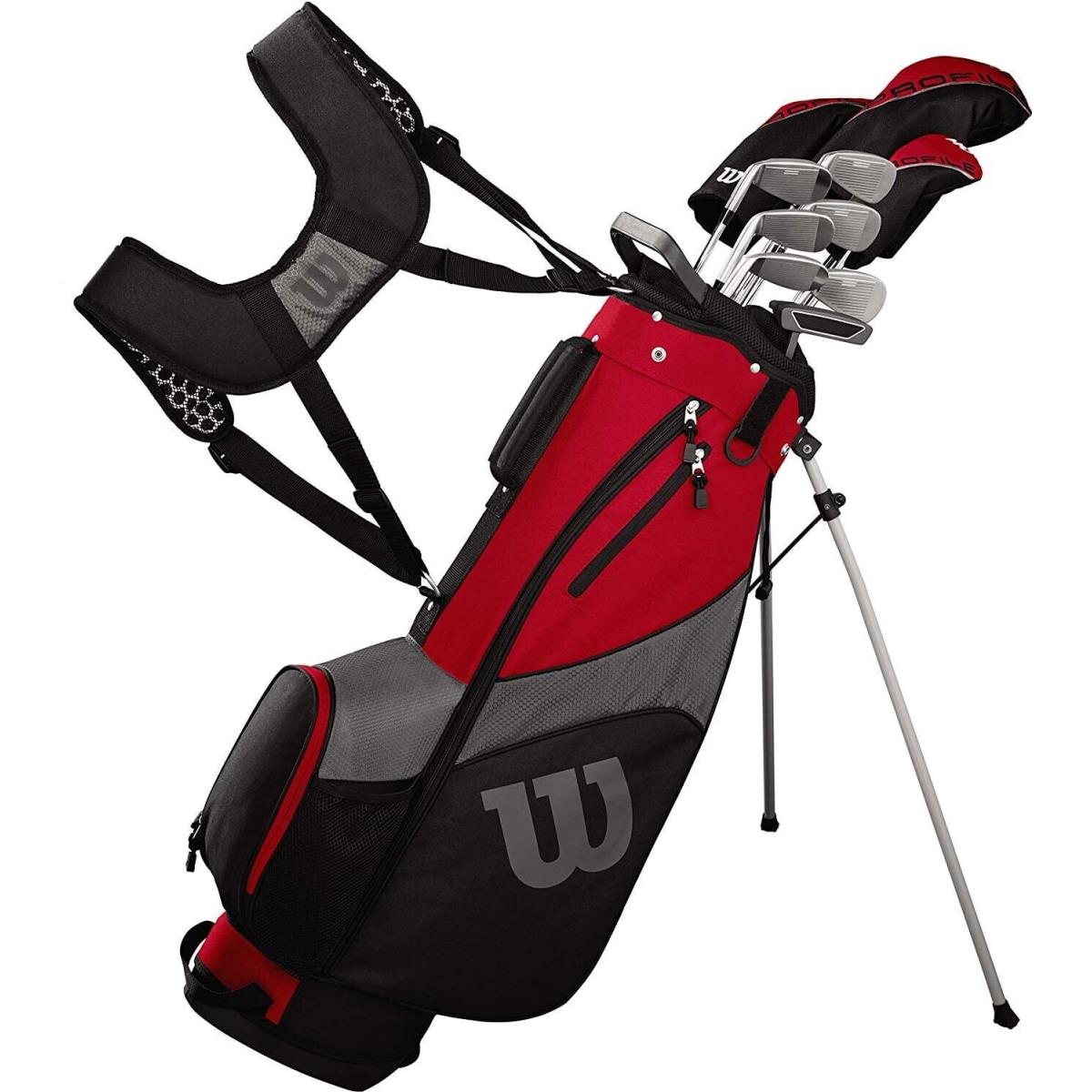 Wilson Profile Sgi Mens Complete Golf Club Set w/ Driver Irons Bag Putter