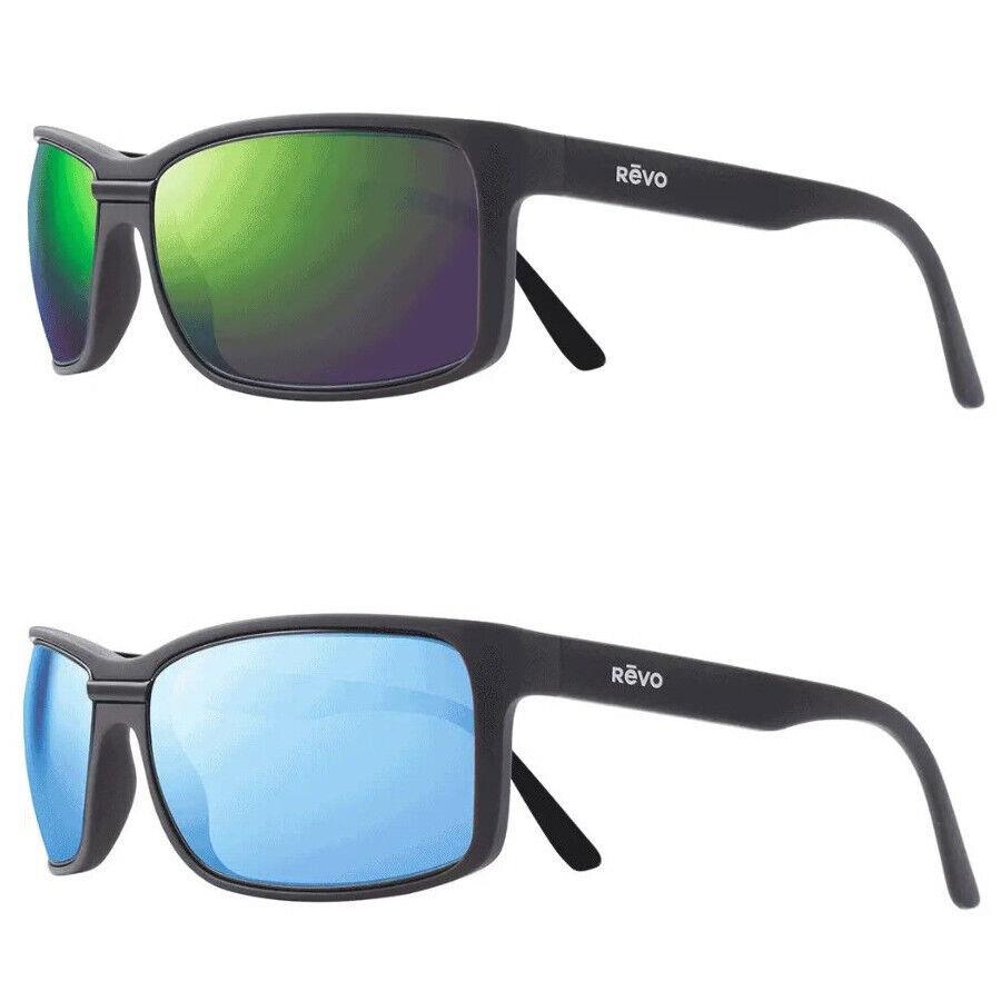 Revo Black Eclipse Polarized Sunglasses Swappable Lenses - RE 1189