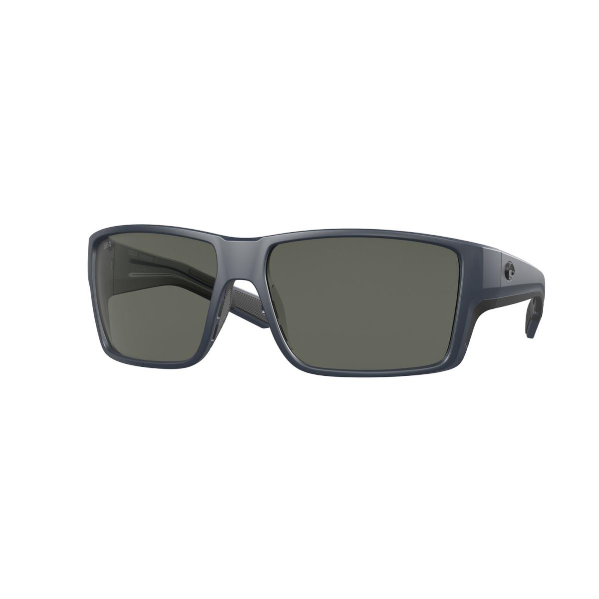 Costa Del Mar 06S 9080 Reefton Pro Midnight Blue Gray 908012 Sunglasses - Frame: Blue, Lens: Gray