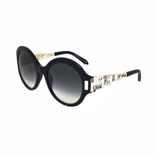 Swarovski SK162-P 01B Black Round Gray 55-20-135mm Non-polarized Sunglasses