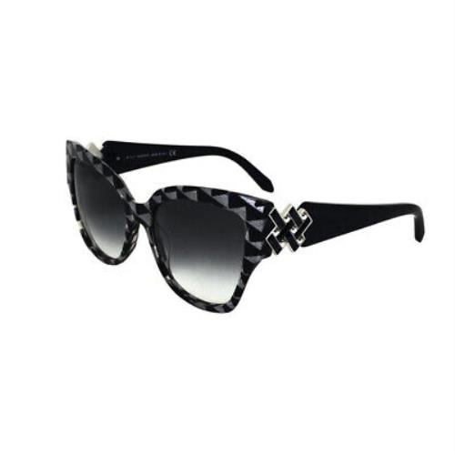Swarovski SK161-P 01B Black Square Gray 54-18-140mm Non-polarized Sunglasses