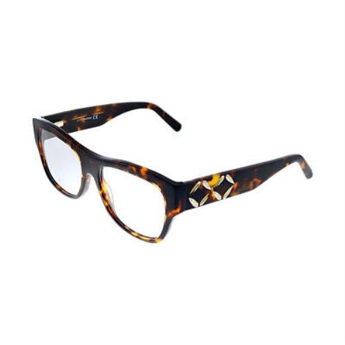 Swarovski SK 5213 054 Havana Plastic Square Eyeglasses 53mm
