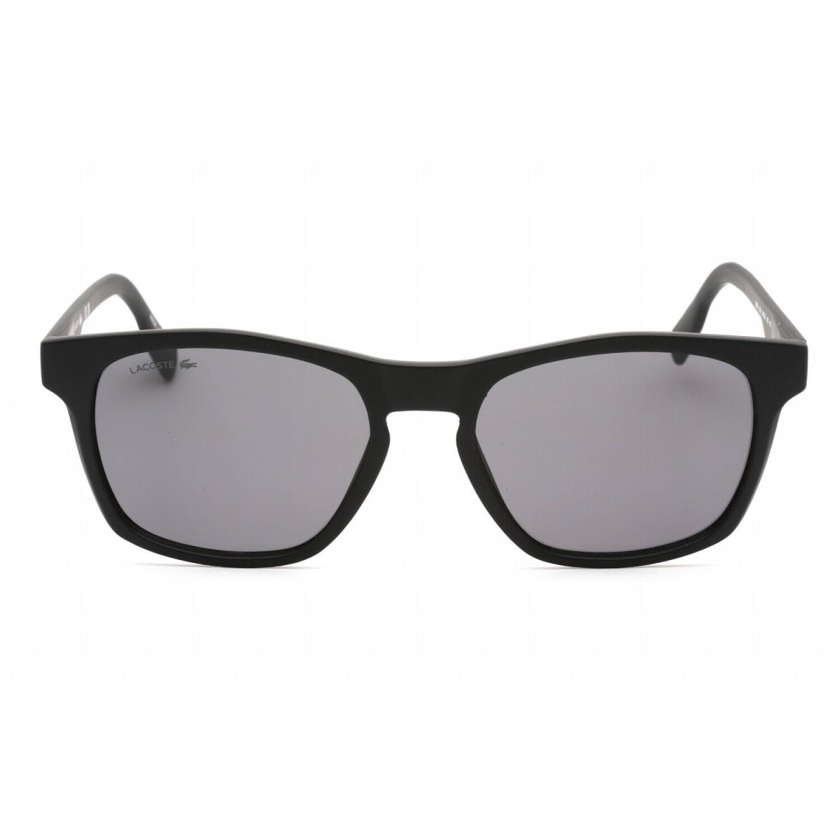 Lacoste L988S 002 Sunglasses Matte Black Frame Grey Lenses 54mm