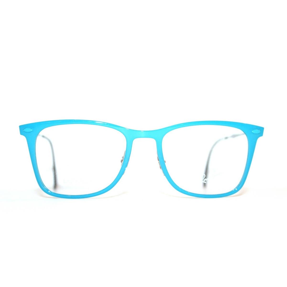 Ray Ban RB 7086 5640 Lightray Blue Eyeglasses RX 49-18-140 Italy - Frame: Blue