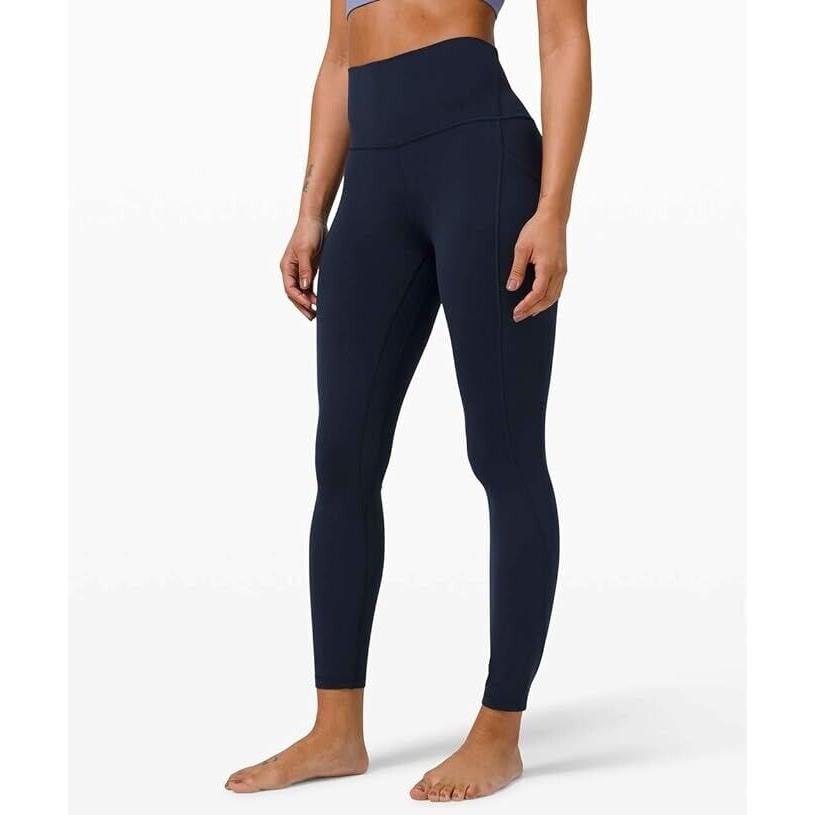 Lululemon Align High-rise Pant with Pockets 25 Color True Navy. Size 4