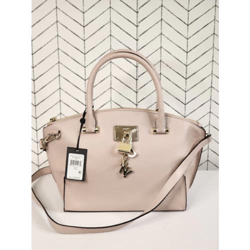 Dkny Elissa Top Zip Pebble Leather Satchel