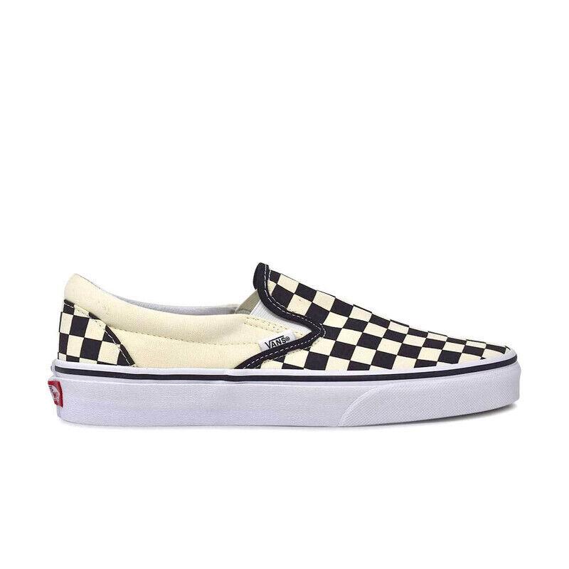 Vans Classic Slip ON Checkerboard Shoes VN000EYEBWW-SIZE Mens 8.5 / Womens 10