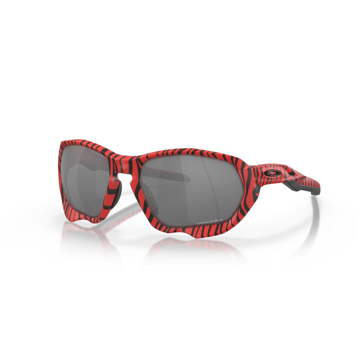 Oakley Plazma Sunglasses OO9019-1259 Red Tiger W/ Prizm Black Lens