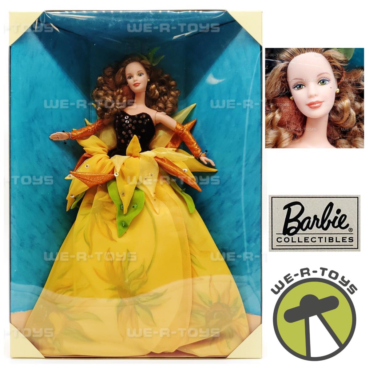 Sunflower Barbie Doll Inspired by The Paintings of Vincent Van Gogh 1998 Mattel