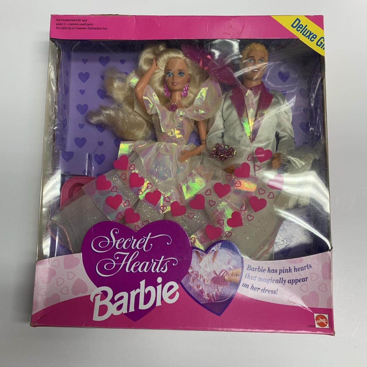 Secret Hearts Barbie Ken Deluxe Vintage 1993 Gift Set 10929 2090