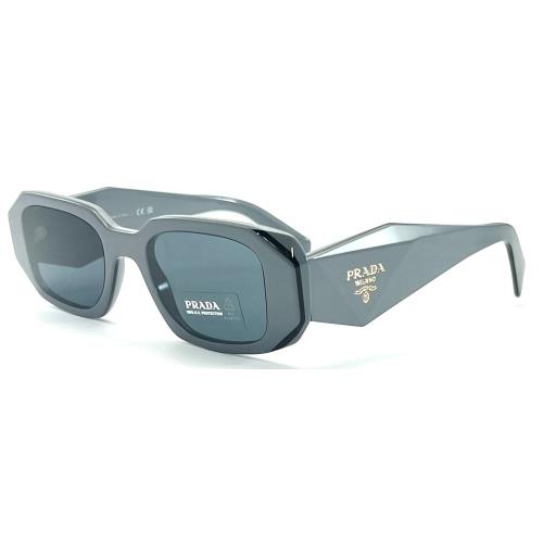 Prada Spr 17W 11N-09T Gray Sunglasses 49-20 145 - Frame: Gray, Lens: Gray