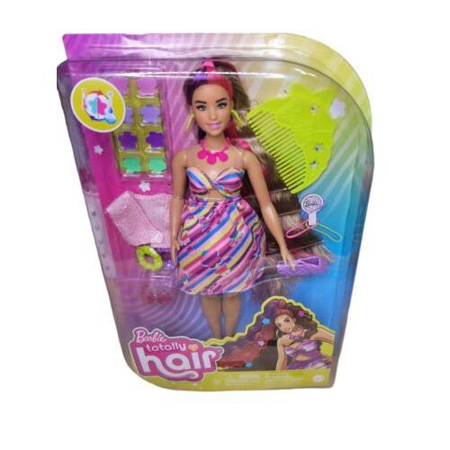 Barbie Totally Hair Curvy Doll Petite 11 Fantasy Hair 15 Accessories