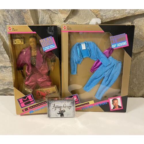 Mattel MC Hammer 12 Doll w Cassette Tapes + Extra Outfit Clothes Shoes Vtg