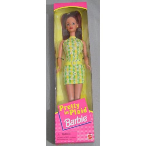 Pretty IN Plaid Barbie 1998 Mattel 20667 Nrfb