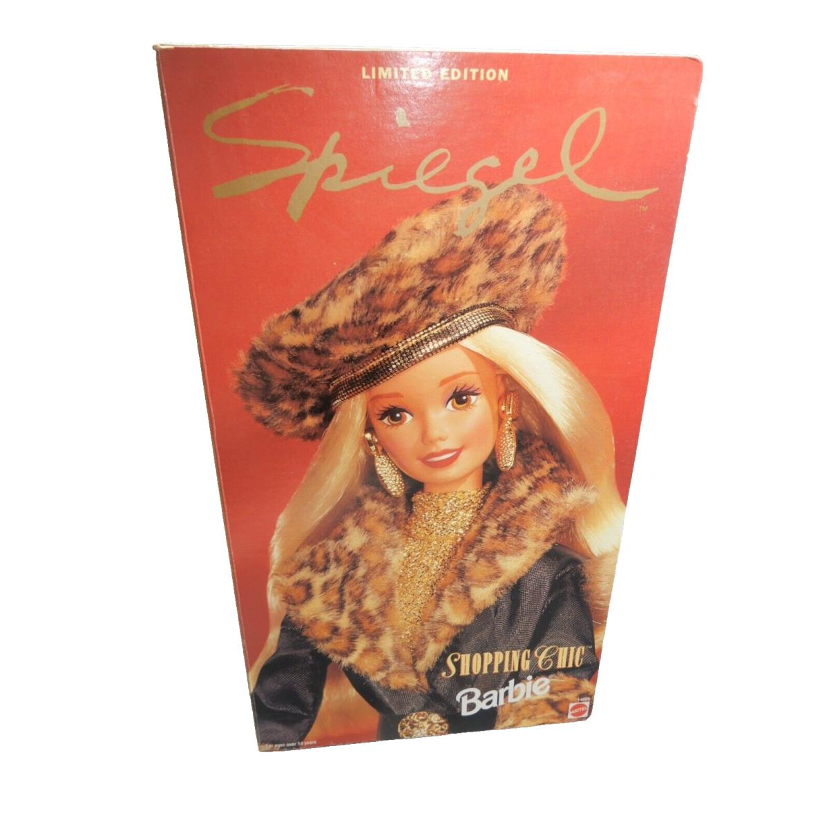 Blond Barbie Spiegel Shopping Chic Doll 1995 Mattel 14009 W/dog