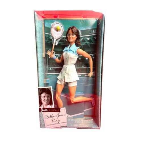 Barbie Signature Inspiring Women Series Billie Jean King Doll Tennis Icon Boxed