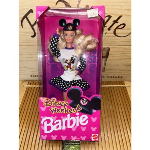 Mattel 1993 Disney Weekend Barbie Doll Mattel 10722 Nrfb