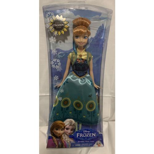 Mattel Disney Frozen Fever Birthday Party Anna 12 Doll