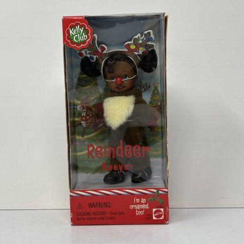 2001Kelly Club Christmas Reindeer Keeya Doll AA African American Barbie