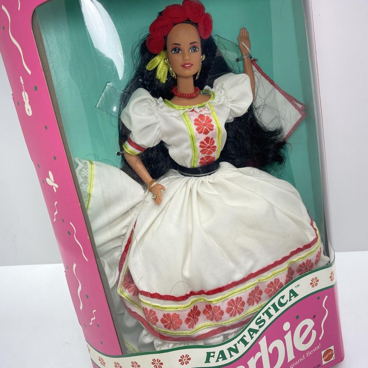 Fantastica Barbie Hispanic Mexican Latina Dance Dress Limited 3196 Vtg 1992