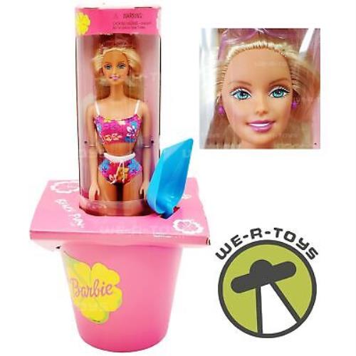 Beach Fun Hawaii Barbie and Pale Pink Beach Bucket Playset 1999 Mattel 24614