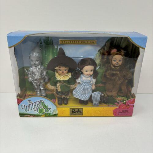 The Wizard of Oz Barbie Collection Kelly Giftset Dorothy Toto Lion Tinman SC