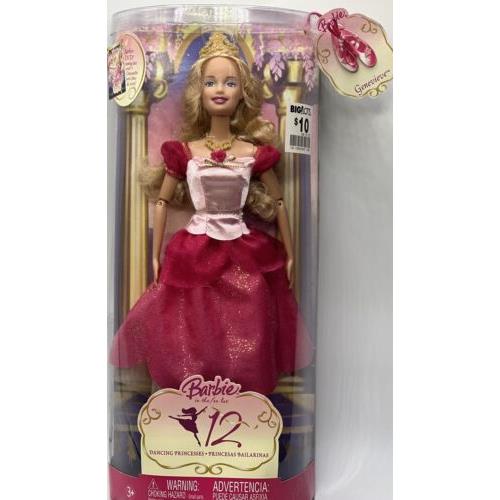 Nrfb Barbie IN The 12 Dancing Princesses Princess Genevieve Doll Mattel 2006 Mib
