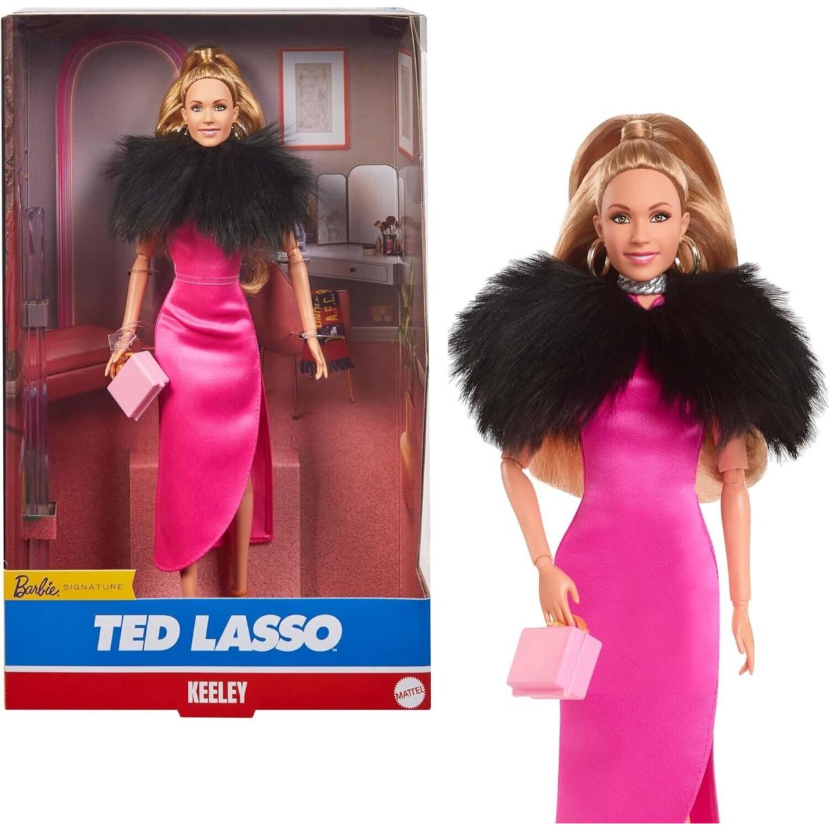 Nrfb 2023 Barbie Signature Ted Lasso Keeley Jones Doll w/ Shipper HJW92