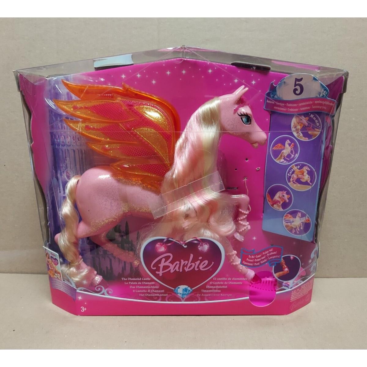 Barbie The Diamond Castle Glimmer The Winged Horse Light Music Mattel 2008