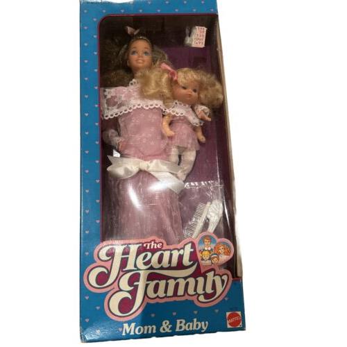 Vintage 1984 The Heart Family Mom Baby Doll Mattel 9078
