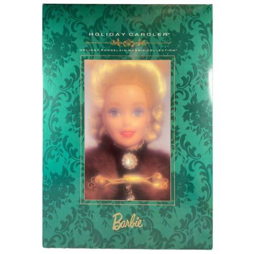Vintage 1996 Holiday Caroler Porcelain Barbie Mattel Packaging