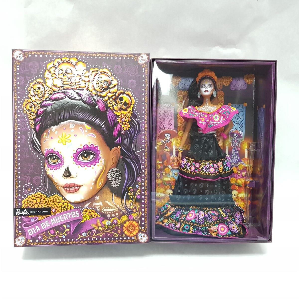 Barbie Dia de Muertos Mexico Day of The Dead 12 in Doll w/ Certificate 2021 Goth