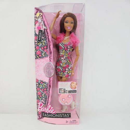 2011 Barbie Fashionistas Nikki Doll African American AA Mattel X2275