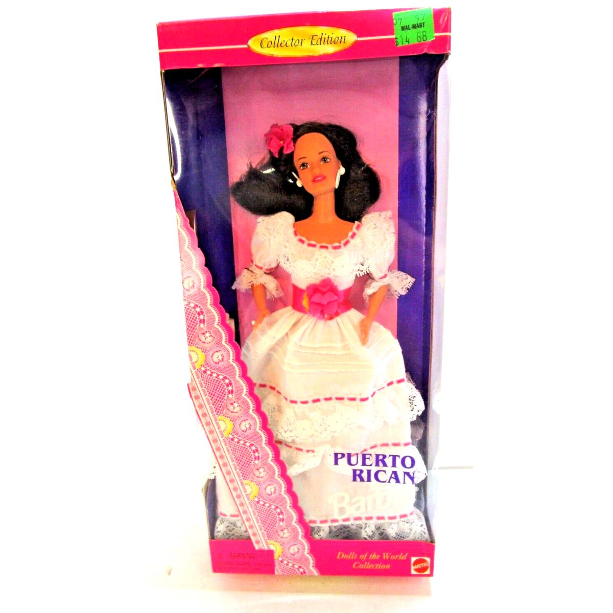 Mattel Dolls of The World Peurto Rican Barbie Doll 1996 16754