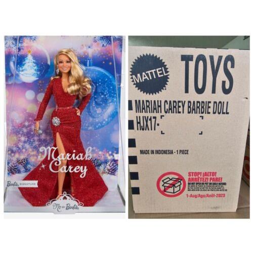 Mariah Carey Holiday Signature Christmas Doll Red Dress New/sealed