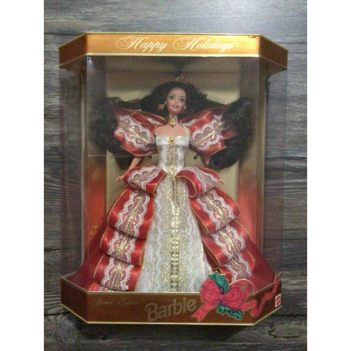 Barbie Happy Holidays Doll - Special Edition 10th Aniversary Hallmark 5th in Ser