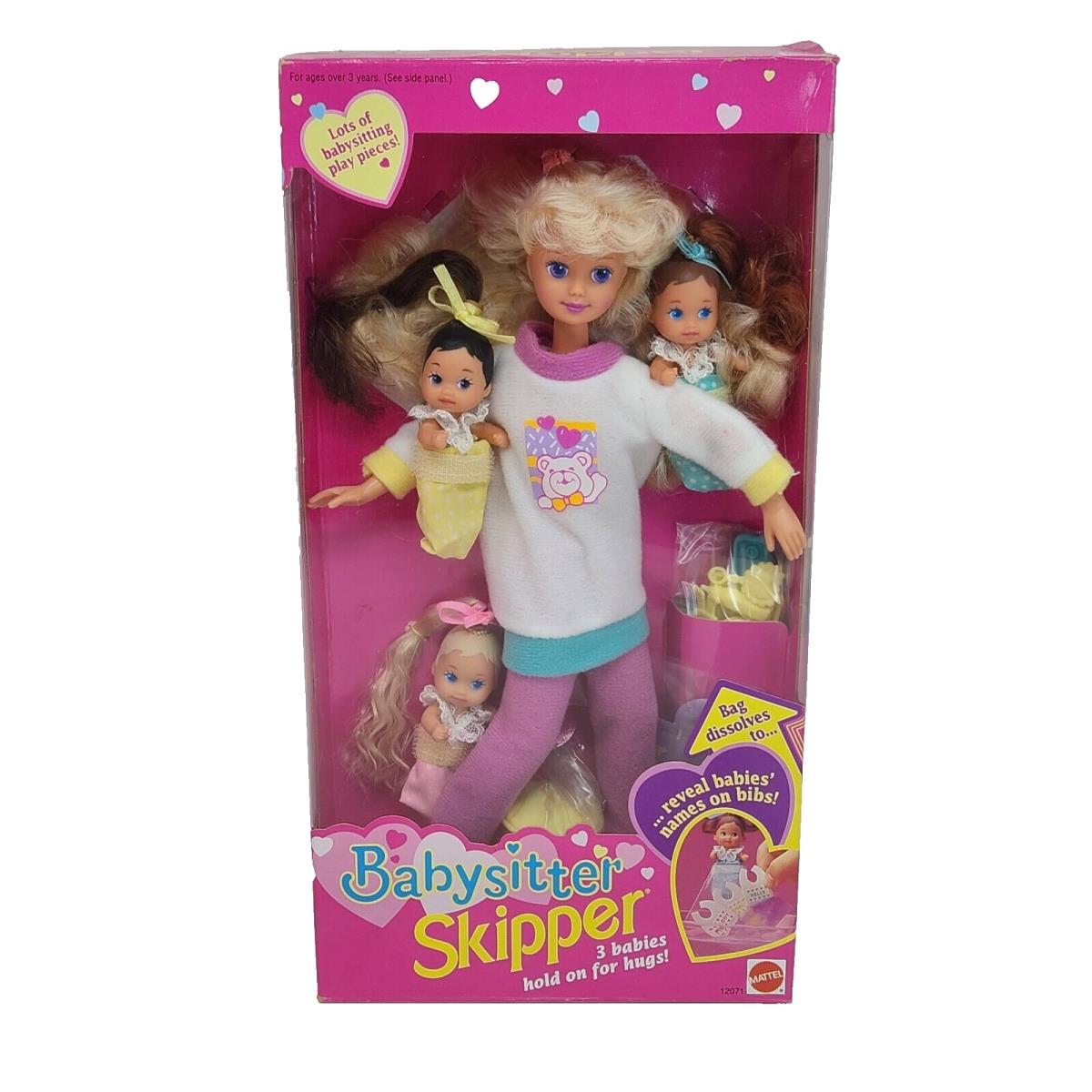 Vintage 1994 Babysitter Skipper Doll Mattel Barbie Box 12071