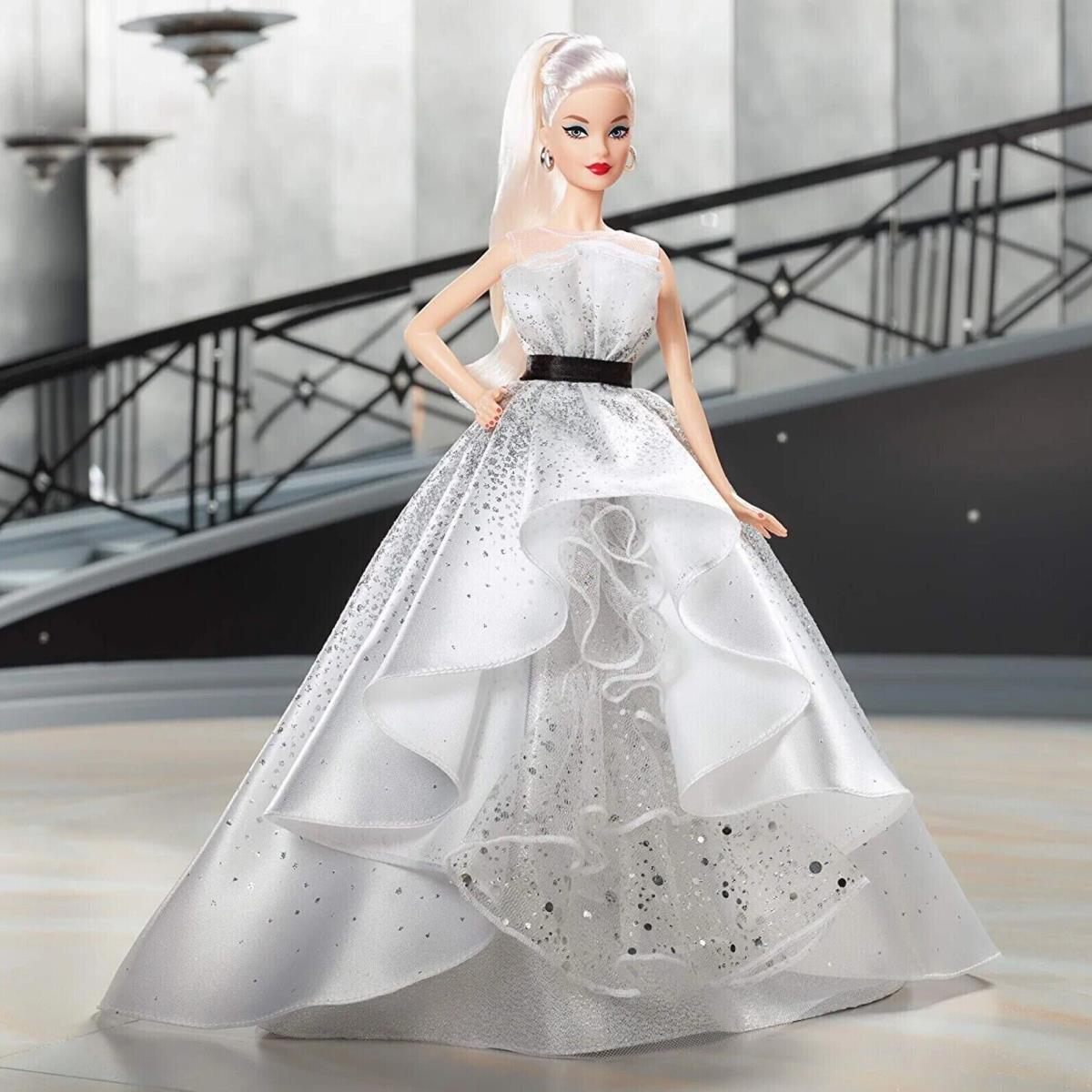 2018 Barbie Signature 60th Anniversary- Barbie Doll--mattel FXD88