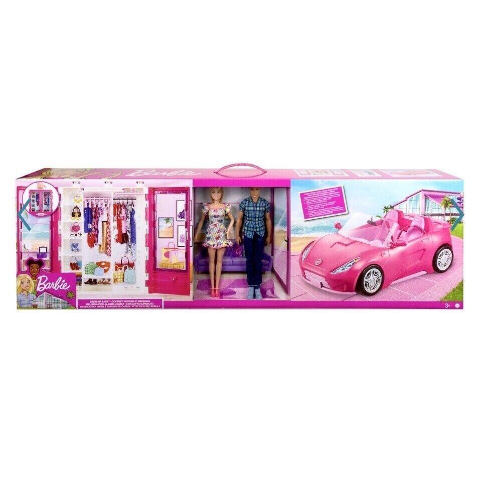 5118 Nrfb Mattel Target Dress Up Go with Barbie Ken Convertible Closet