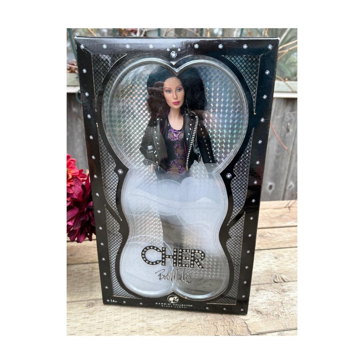 Bob Mackie Barbie Cher Doll Nrfb Mattel 2007 Black Label Collector 80s K7903
