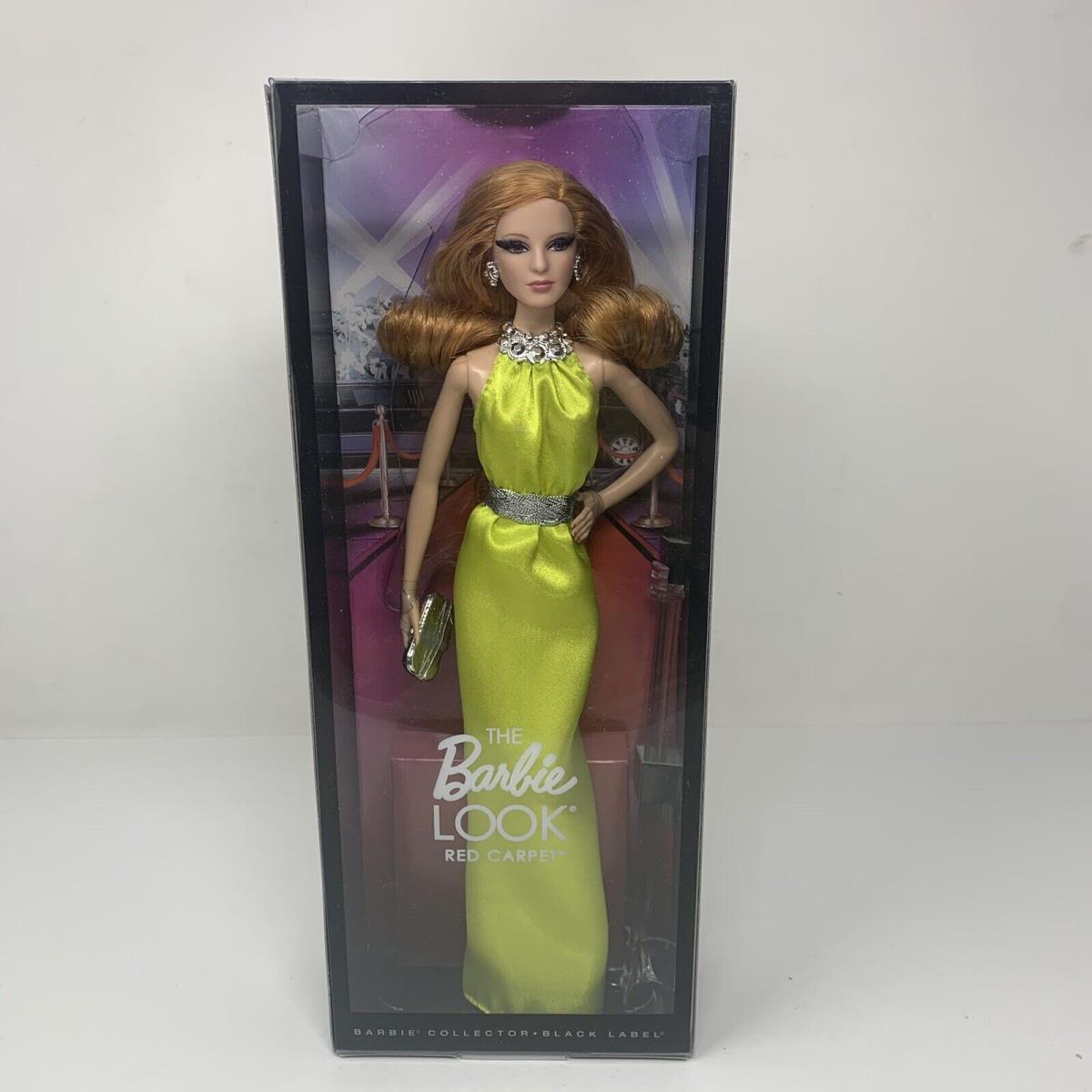 2013 Mattel The Barbie Look Red Carpet Chartreuse Gown Black Label BDH26 Nrfb