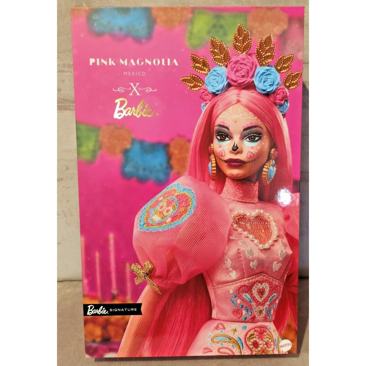 2023 Dia De Muertos Barbie x Pink Magnolia - Day Of The Dead Doll - Global Ship