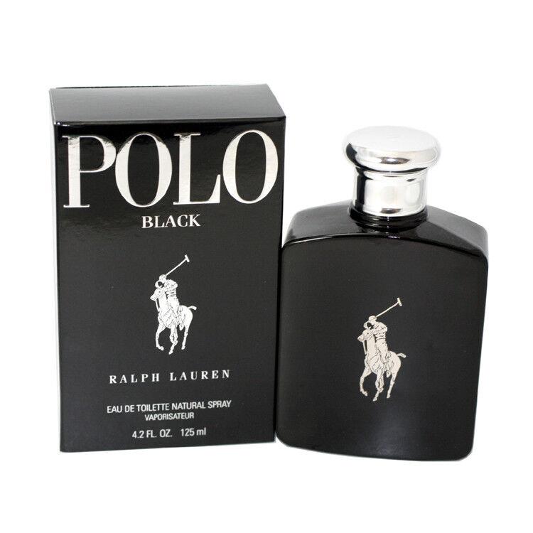 Ralph Lauren Polo Black Eau De Toilette Spray 4.2 Oz / 125 Ml