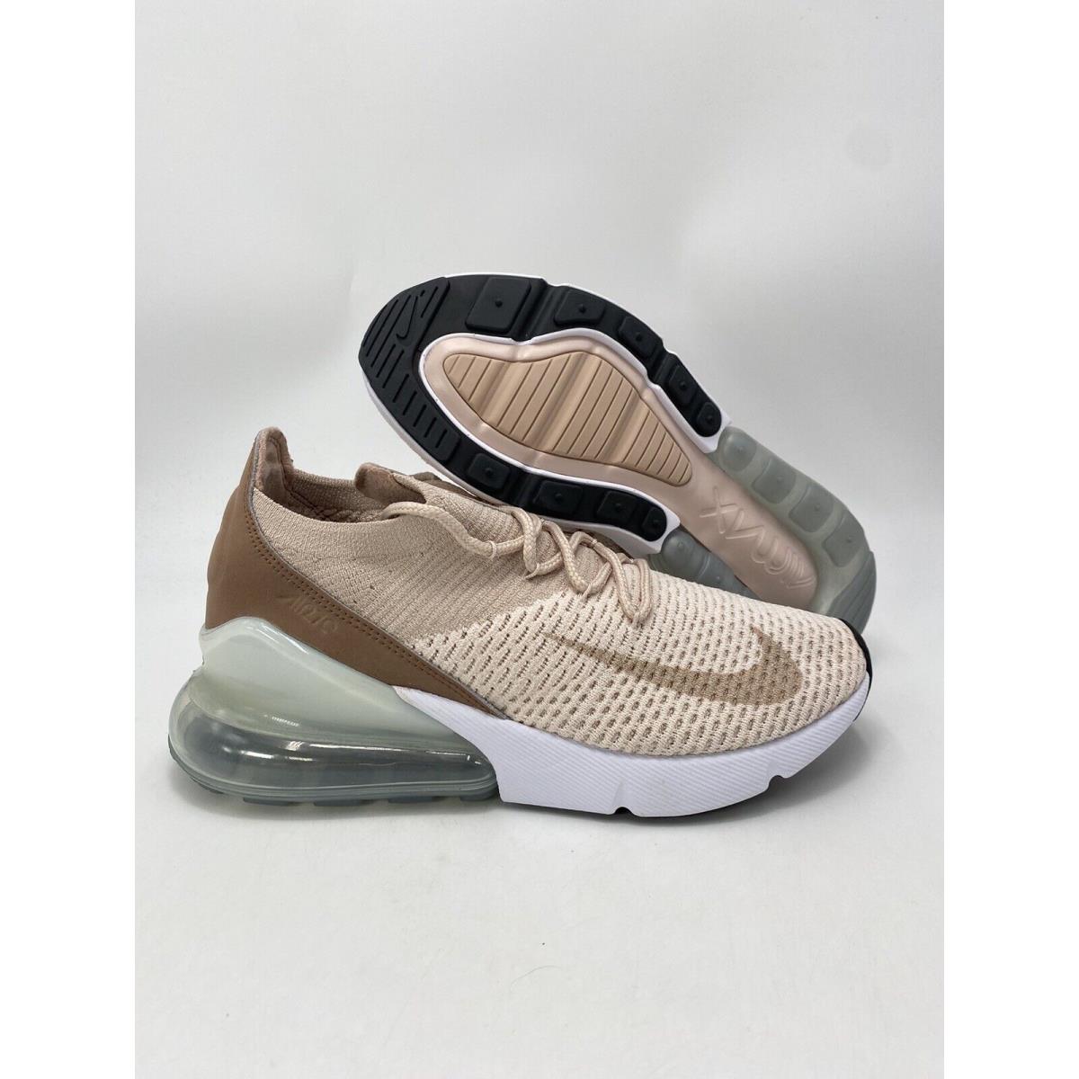 Nike W Air Max 270 Flyknit Womens Desert Dust Shoes Size 5 AH6803 801 SporTipTop