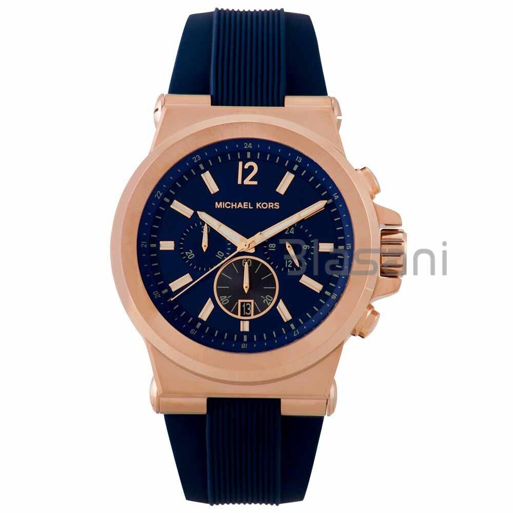 Michael Kors MK8295 Men`s Stainless Steel Chronograph Watch Blue