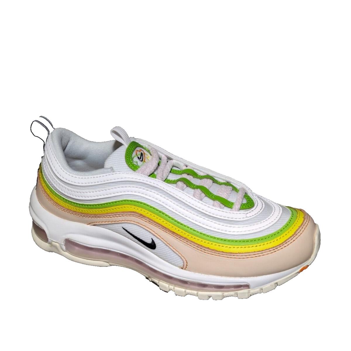 Nike Air Max 97 Feel Love Running Shoes Womens 6.5 White Pearl Pink FD0870-100