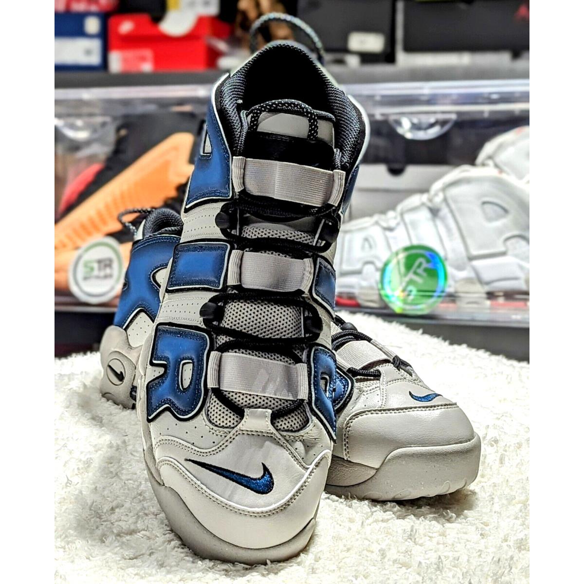 Nike Air More Uptempo `96 Industrial Blue FD5573-001 Size 13 Men - Gray