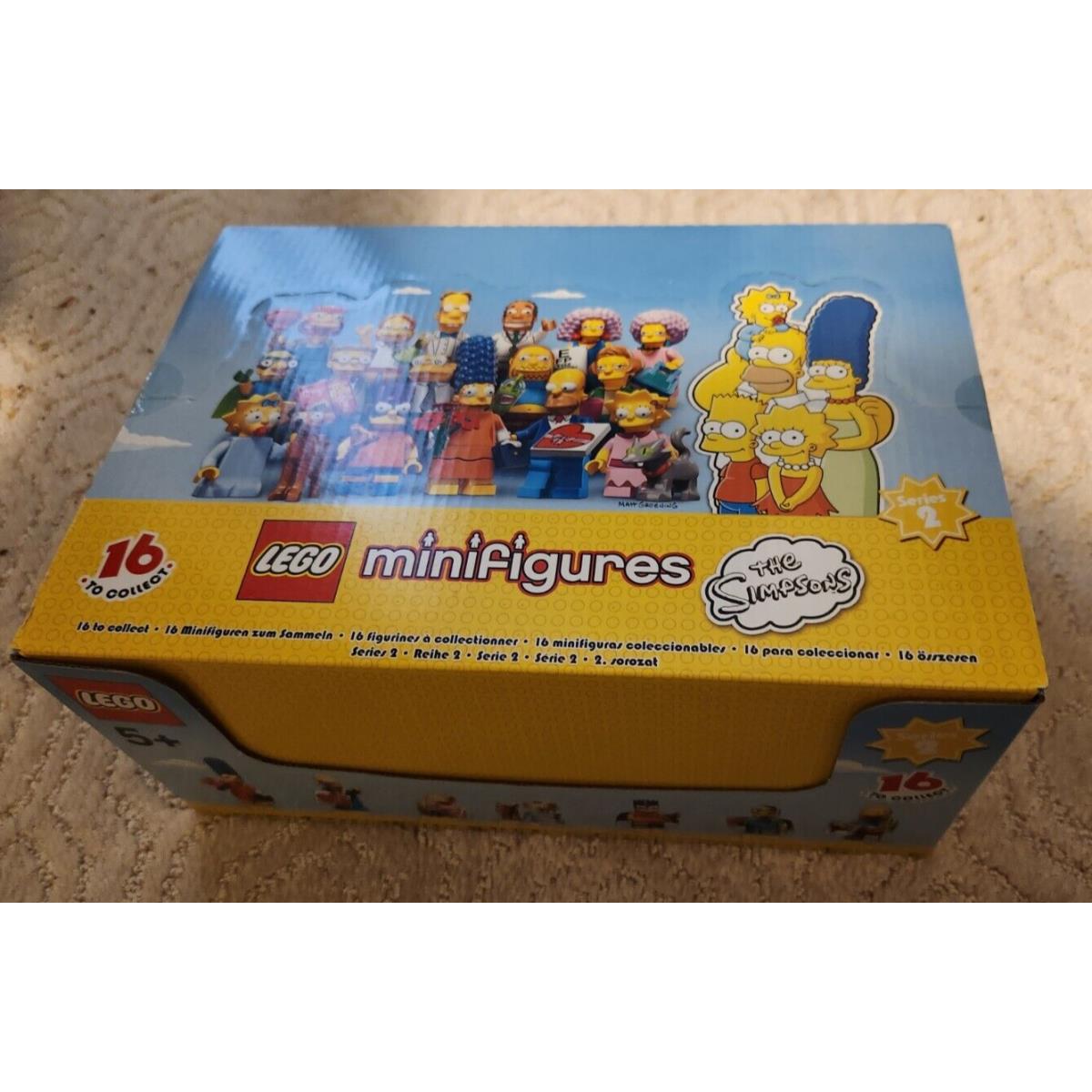 Case/box - Lego 71009 The Simpsons Series 2 Collectible Minifigures